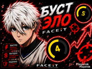  3000 ELO BOOSTER 【 ДО 5 𝐋𝐕𝐋】СОЛО БУСТ FACEIT 