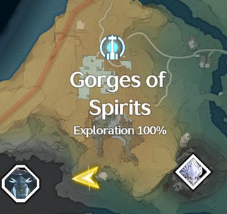 Зачистка локации 100%+: Gorges of Spirits